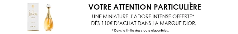 Votre Cadeau : Une Miniature J'Adore Intense DIOR